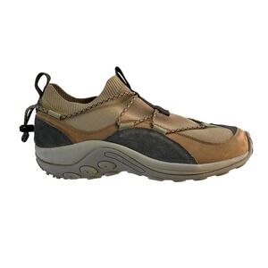Merrell Jungle Moc Explorer Sneaker Hiking Brown Tan Slip On Drawstring Size 14